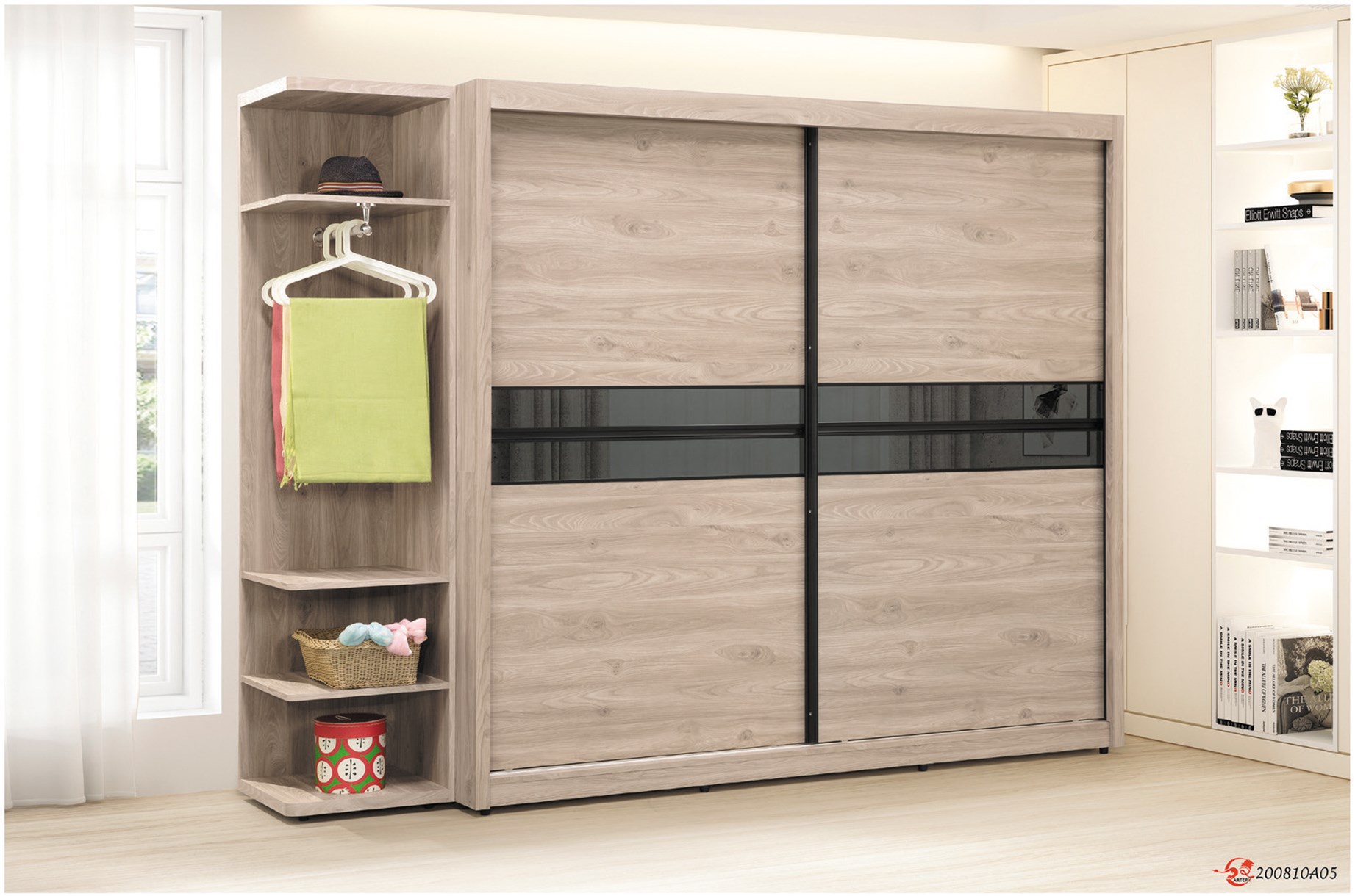 推門衣櫃  含內鏡