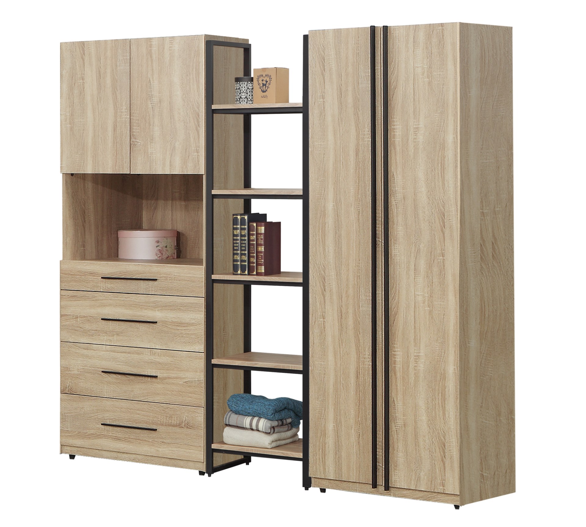 哈佛7.7尺組合衣櫃