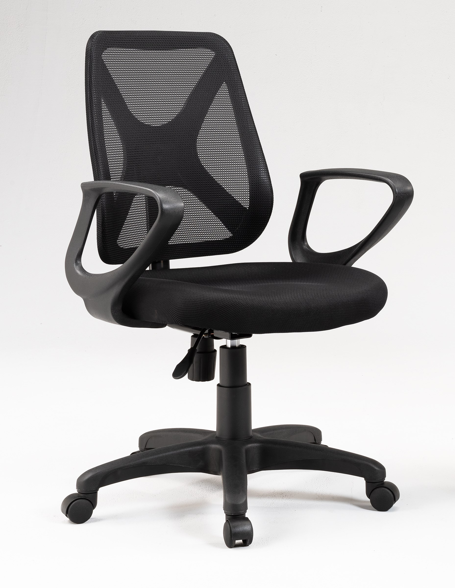 低背扶手辦公椅